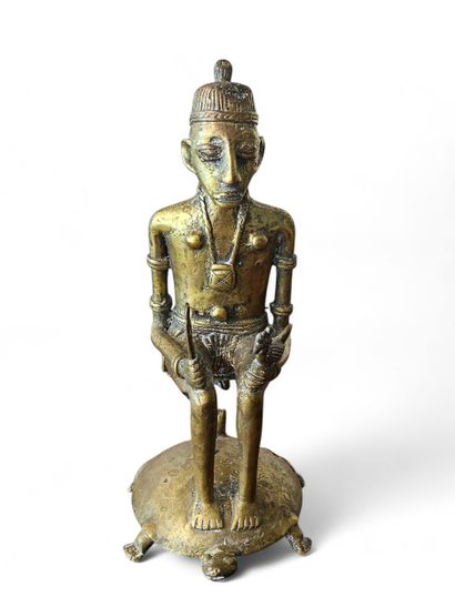 DOGON MALI
Statue en bronze figurant un sage...
