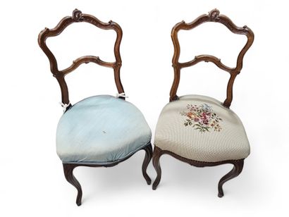 Travail Français XXème siècle
Paire de chaises...