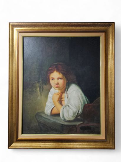 D'après Rembrandt reproduction moderne
La...