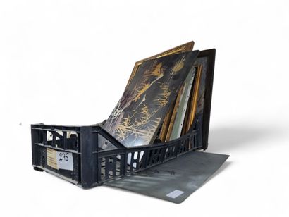 Ensemble de tableaux, œuvres d'amateurs,...