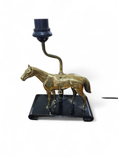 Paire de lampe de bureau en laiton
Manque...