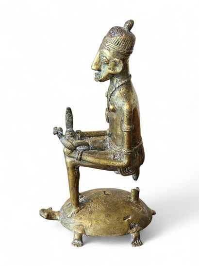 DOGON MALI
Statue en bronze figurant un sage...