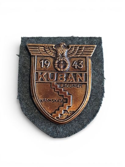 INSIGNE KUBAN bouclier manches 1943, après...