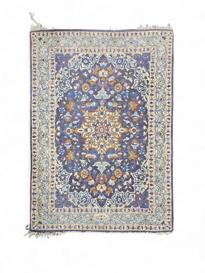 TAPIS ISPAHAN (chaine et trame en coton,...