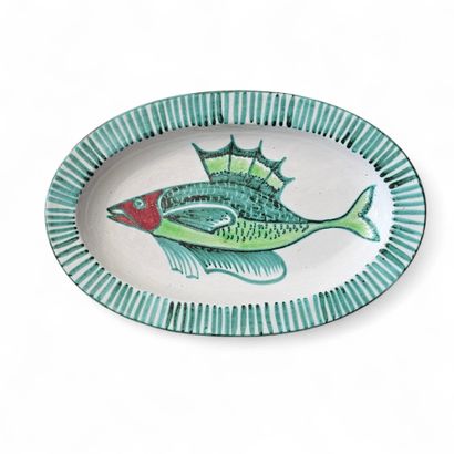 VALLAURIS, attribué à Robert PICAULT (1919-2000),...