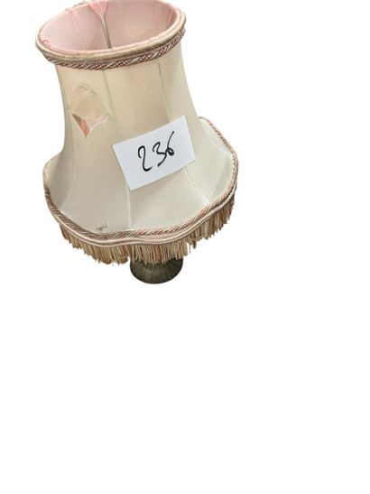 SET OF BIBELOTS including :
A metal candlestick
A...