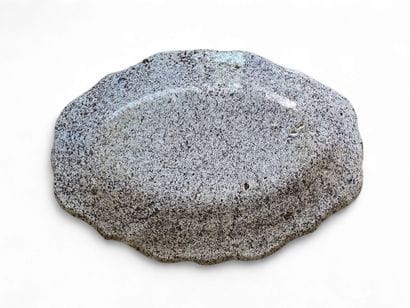 MIDDLE FRANCE
Oval earthenware dish with...