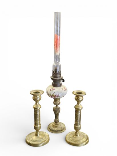 19th century WORK
Pair of Empire style brass...