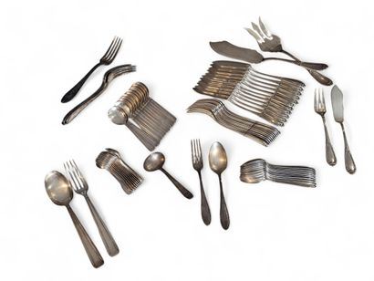 LOT of silver plated metal including : 
Fish...