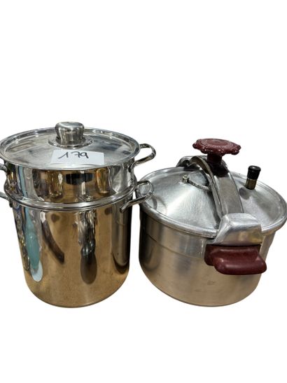 UNE COCOTTE MINUTE en inox 
On y joint
Une...