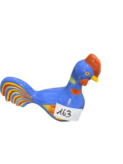 TRAVAIL XXème siècle 
Poule en céramique...