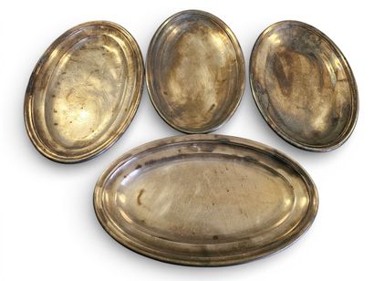 BOULENGER
Silver-plated metal set including...