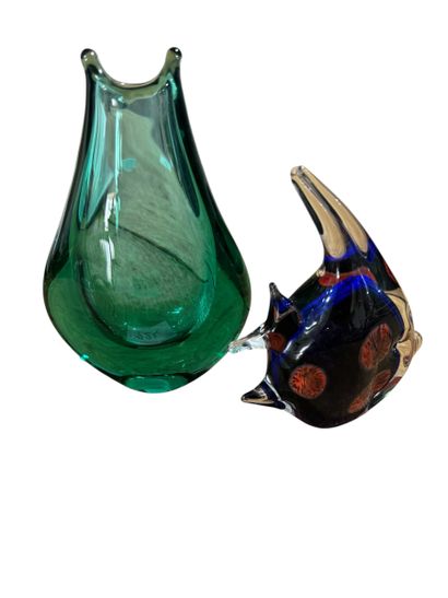 In the taste of Murano 
Blown glass soliflore...
