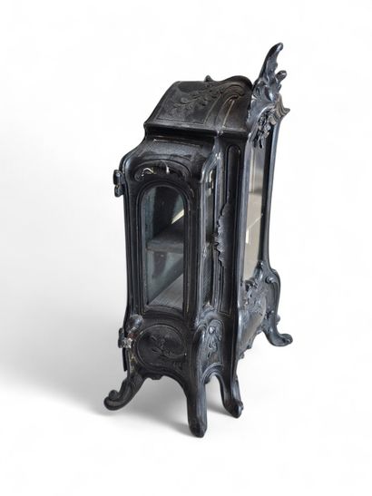 Miniature regule glass display case with...