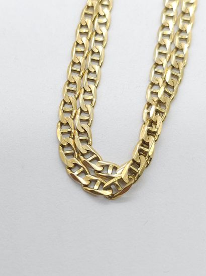 NECKLACE in 585° gold with two pendants
Weight...