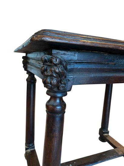 SMALL TABLE in natural wood from the first...