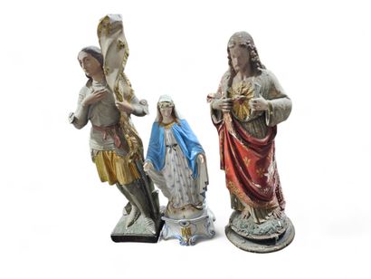 Religious trinket set
Comprising
Bronze plaque...