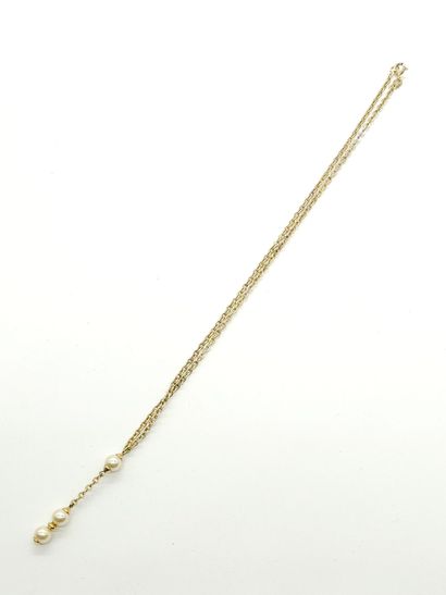 NECKLACE in 925° sterling silver, adorned...