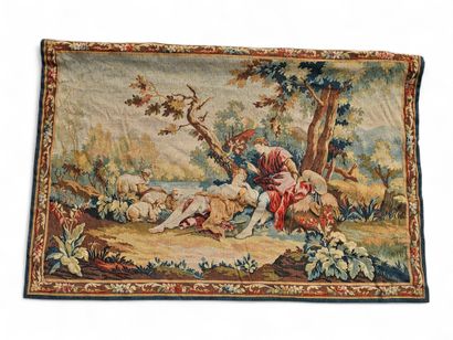 Set of four modern tapestries