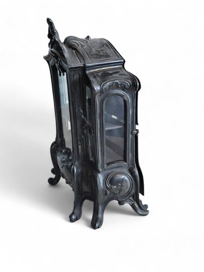 Miniature regule glass display case with...