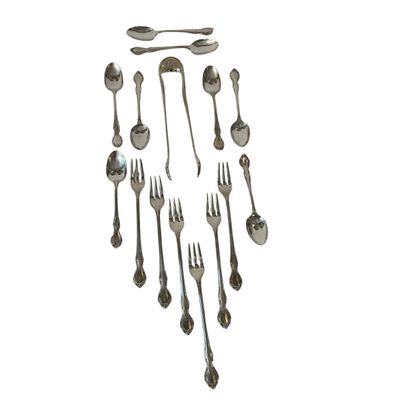 CHARLES BARRIER 
925° silver sugar tongs...