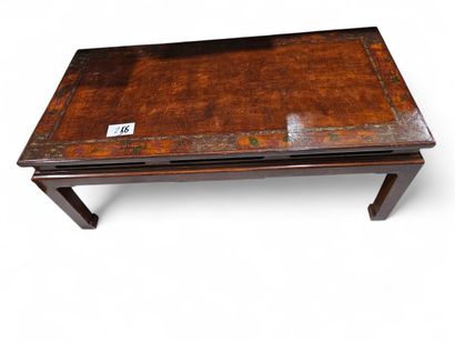 ASIAN WORK 20th century 
Rectangular coffee...