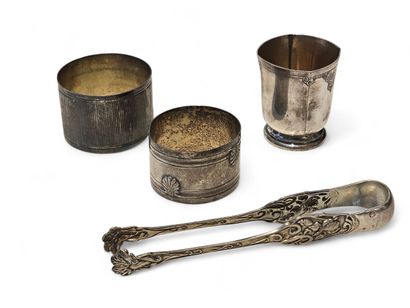 SET OF OBJECTS in silver 925° second title...