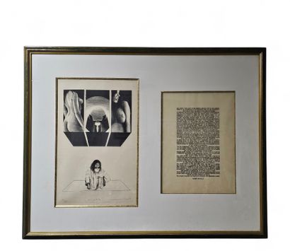 ROBERT MIGNOLET 20th century 
Lithograph...