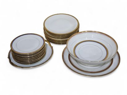 GEORGES BOYER - LIMOGES
Part of a table service...
