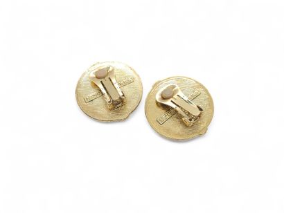 MICHAELA FREY
PAIR of circular ear clips...