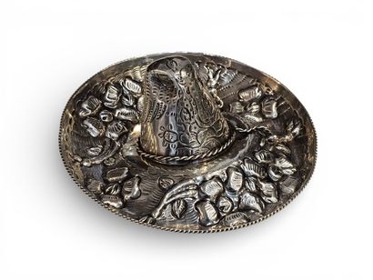 E RAMIREZ MEXICO
925° silver sombrero-shaped...