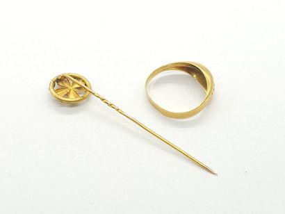 20th century FRENCH WORK
A 750° yellow gold...