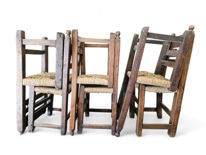SET OF SIX XVIIIth century 