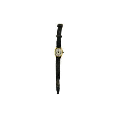 TISSOT
Watch in 750° yellow gold, tonneau...