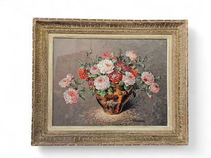 SET OF TWO OIL ON CANVAS and a 