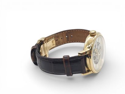 INGERSOLL
Wristwatch, round gold dial, baton...