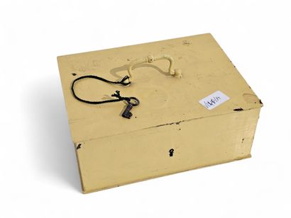 Metal strongbox with key 
Also included 
Set...