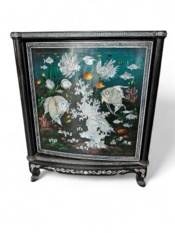 Modern Asian work
Set of furniture including
Black...
