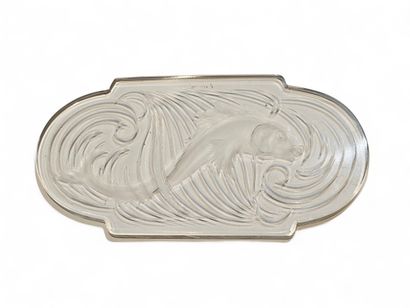 Cut crystal PLAQUE with fish design
Dim:...