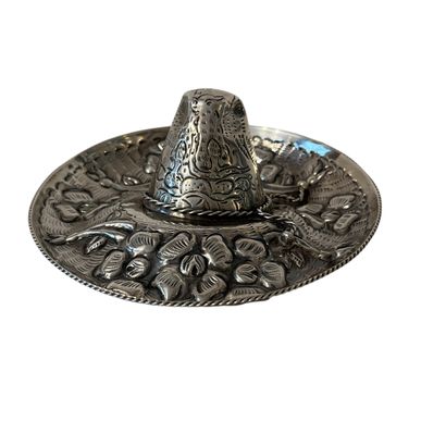 E RAMIREZ MEXICO
925° silver sombrero-shaped...