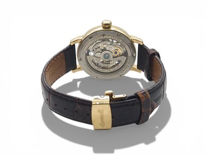 INGERSOLL
Wristwatch, round gold dial, baton...