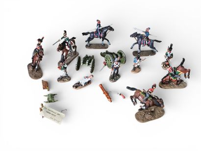 DEL PRADO
Set of eleven Napoleonic war painted...