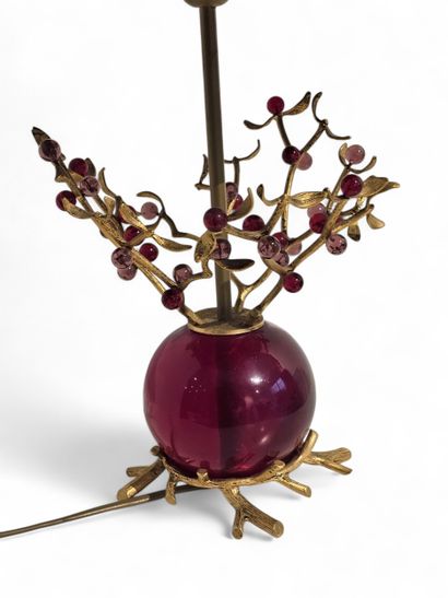 MAISON TRAIT D'UNION
Lamp in gilded metal...