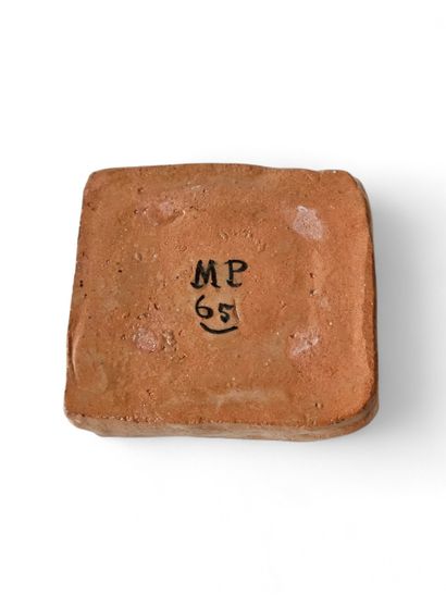 MP 1965
Rectangular ceramic ashtray decorated...