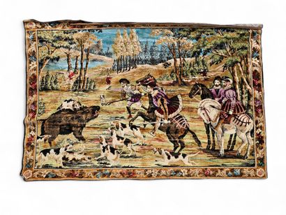 Set of four modern tapestries