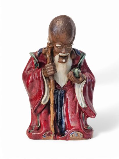 REUNION of three statuettes |China, 20th...