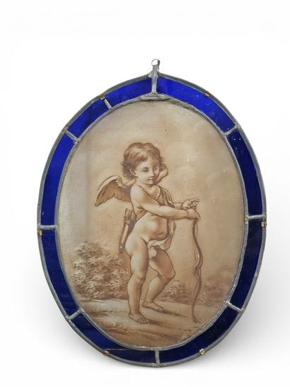 20th century French work
The cherub 
Oil...