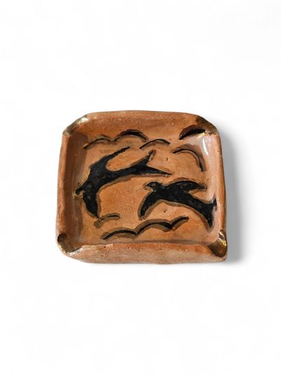 MP 1965
Rectangular ceramic ashtray decorated...