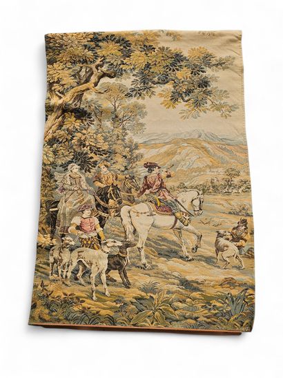 Set of four modern tapestries