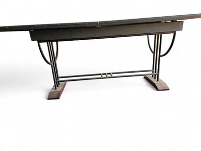 Rectangular MODERNISTE DESKTOP, black-lacquered...
